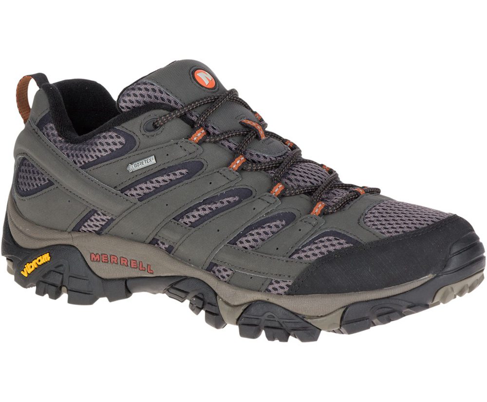 Buty Trekkingowe Merrell Męskie Szare - Moab 2 Gore-Tex® - 623854-NCT